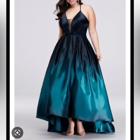 David's Bridal Dresses & Skirts - David’s Bridal High low Ombré Dress size 20